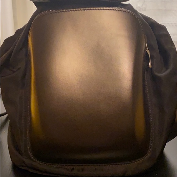 Ice Iceberg Nylon & Leather Mini Backpack - Picture 3 of 8